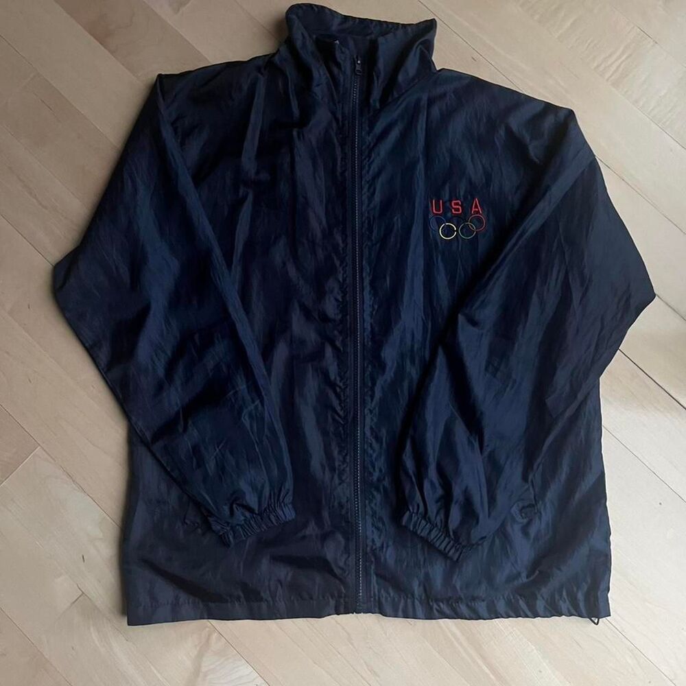 Vintage 90s USA Olympics Windbreaker